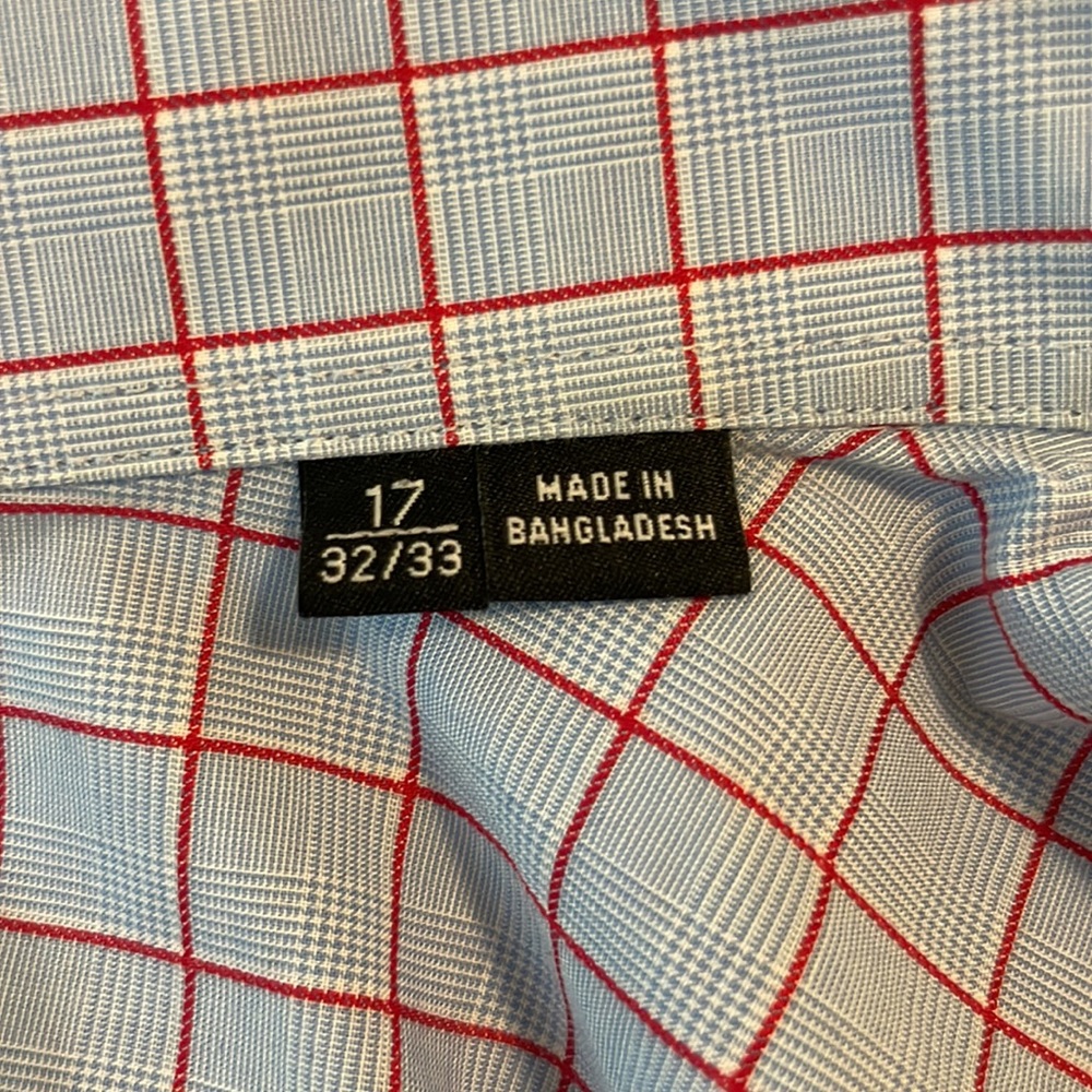 Hugo Boss Men's "Mark US"
Sharp Fit Multi-Color Plaid
Long Sleeve Dress Shirt - Picture 9 of 9
